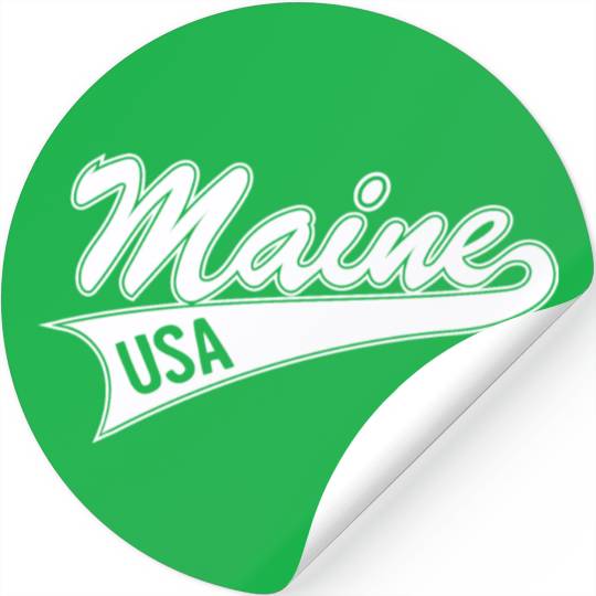 Maine USA Stickers