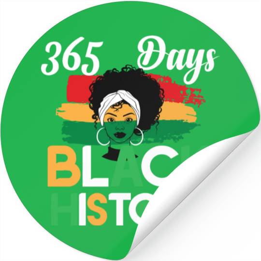 365 Days Black History Stickers