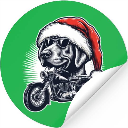 Christmas funny Africanis Dog Mom gift Stickers