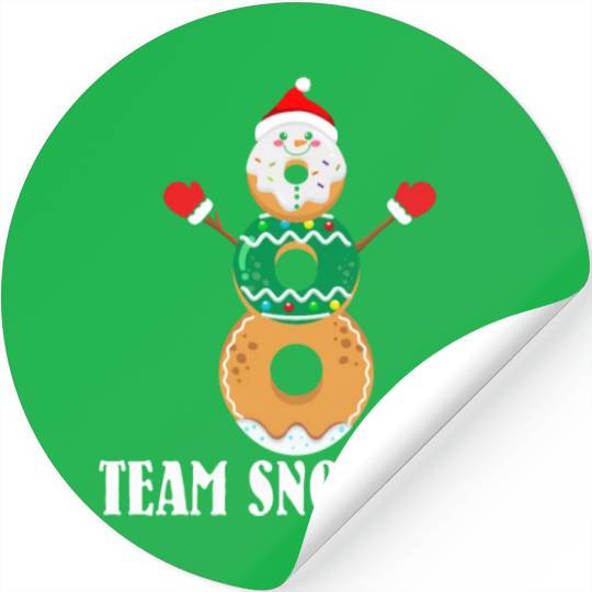 Snow Fever Team Snowman Snowmen Snow Stickers