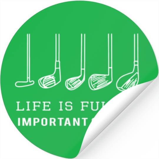 Funny Life is Full of Important Choices Stickers