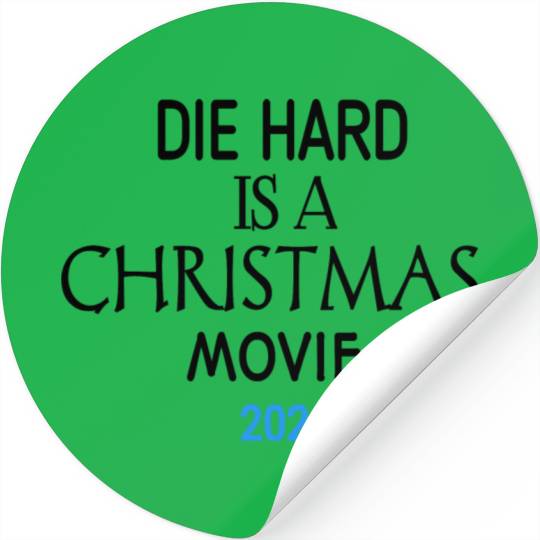 "Yippee Ki-Yay Christmas: Embracing Die Hard as a Stickers