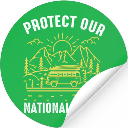 Environment protect national parks Stickers