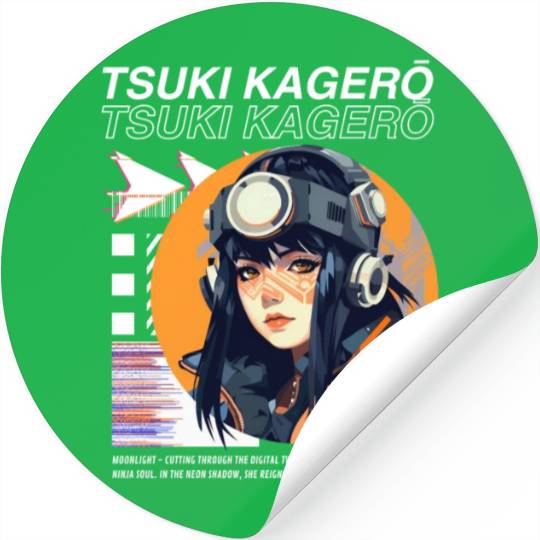 Heroine Anime japan Stickers