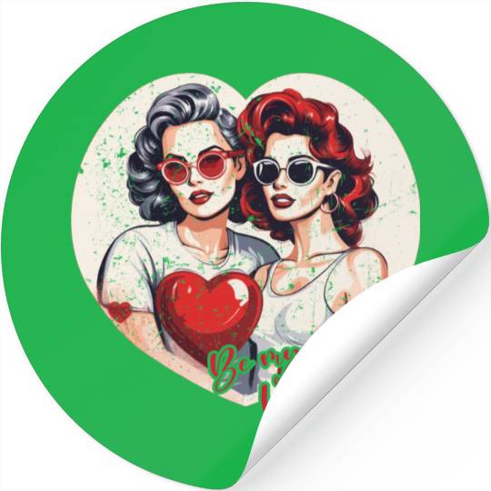 Valentines Day Outfit For Her And Her in love Stickers