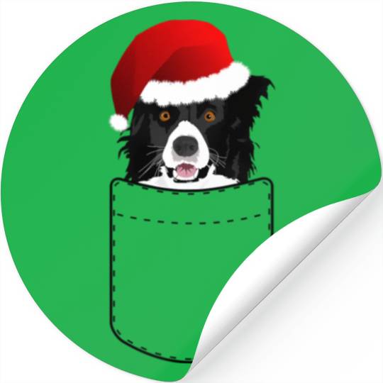 Pocket Border Collie Stickers
