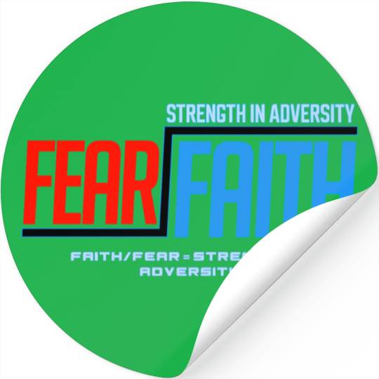 Faith Over Fear Stickers