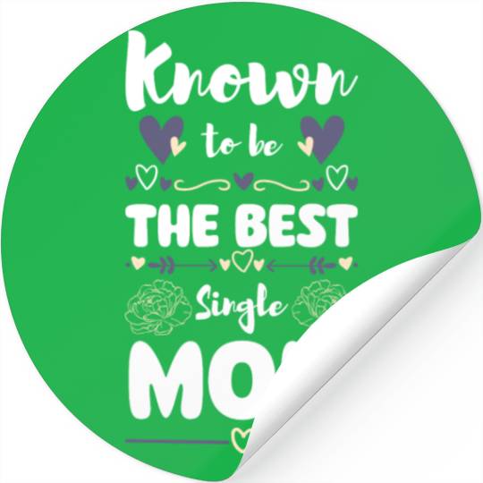 Solo Parent Team Mothers Day Offspring Stickers