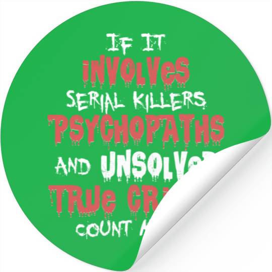 True Crime Podcast Murder Show Serial Killer Stickers