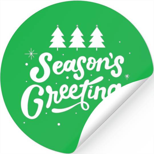 Seasons Greetings Stickers