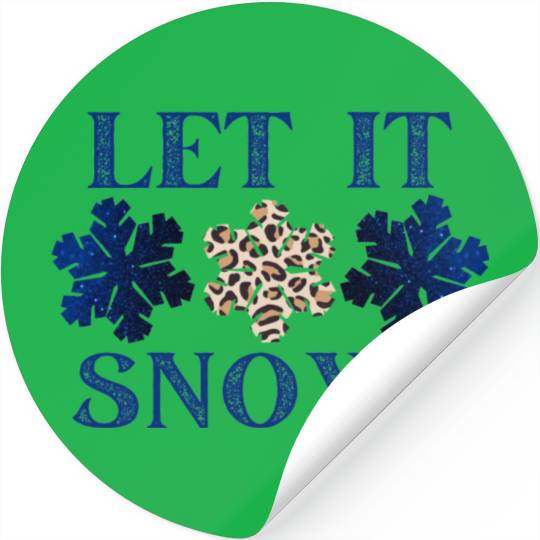 Let It Snow Stickers