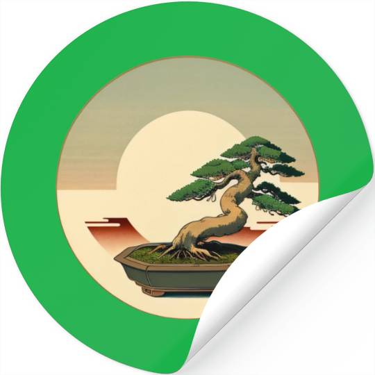 Elegant Bonsai Stickers