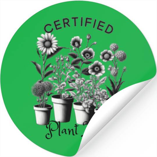 Certified Plant Mom Stickers