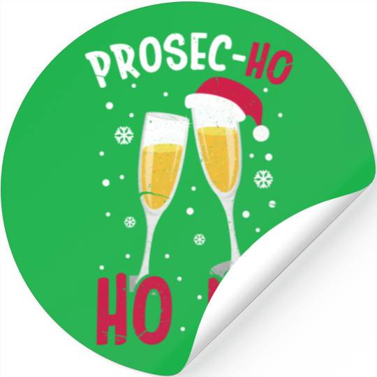 Prosec Ho Ho Ho Presecco Vacation Stickers
