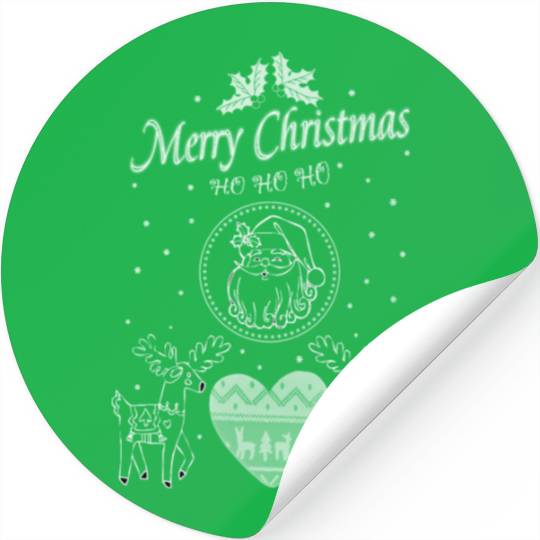 Merry Christmas, HO HO HO Stickers