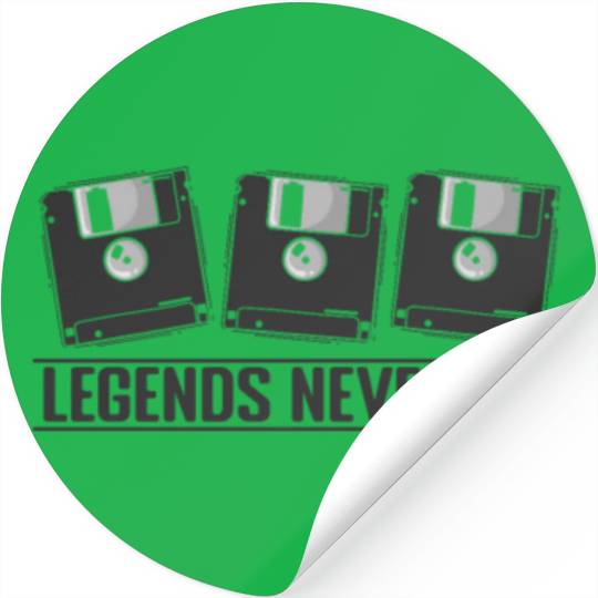 Legends Never Die Retro Memory Module Stickers