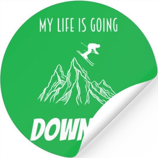 ski skiing Stickers