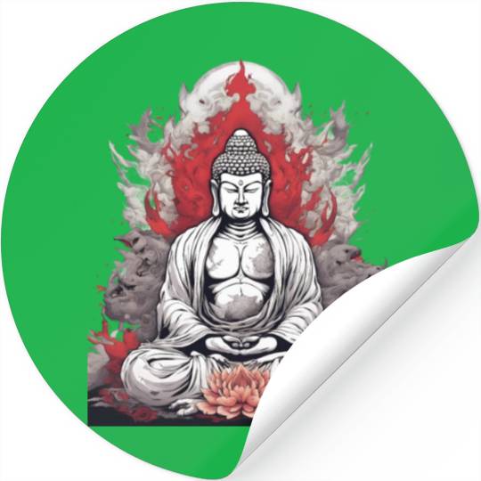 Buddha Statue Stickers