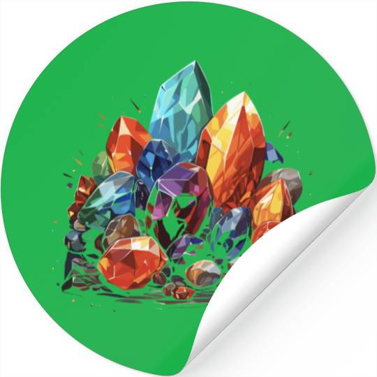 Lapidary Artist Gemstone Stone Collecting Stone Stickers