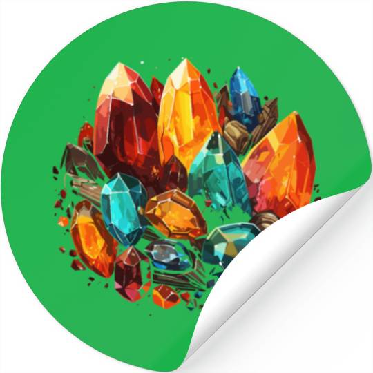 Lapidary Artist Gemstone Stone Collecting Stone Stickers