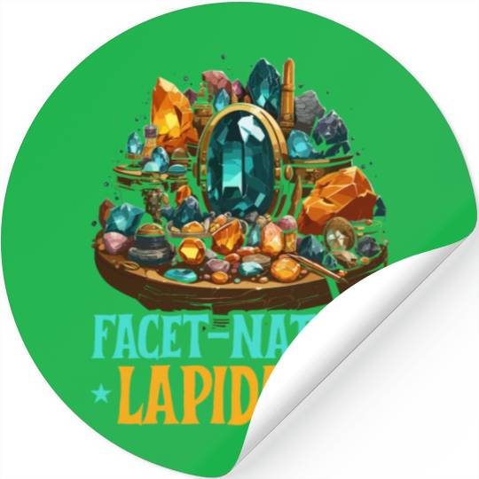 Lapidary Artist Gemstone Stone Collecting Stone Stickers