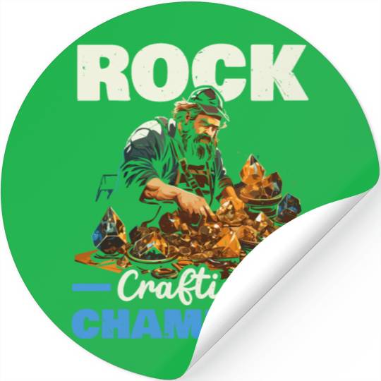 Lapidary Artist Gemstone Stone Collecting Stone Stickers