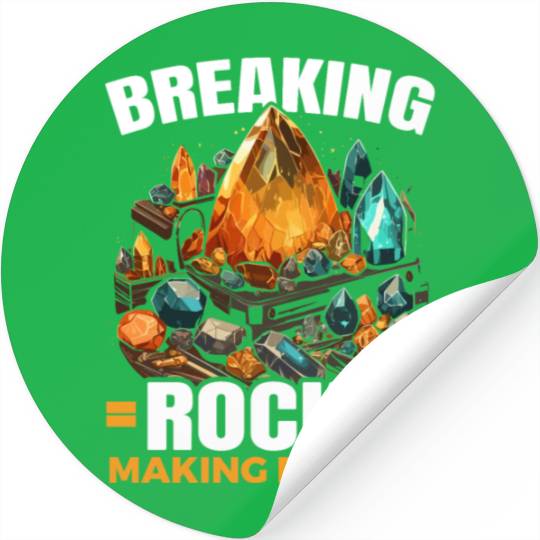 Lapidary Artist Gemstone Stone Collecting Stone Stickers