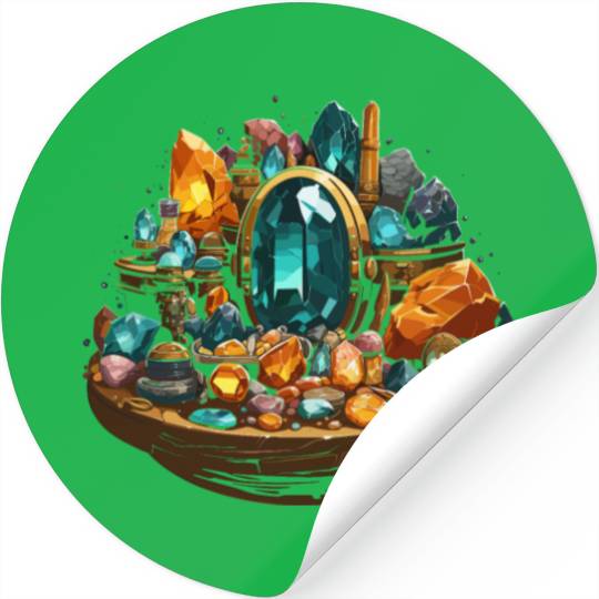 Lapidary Artist Gemstone Stone Collecting Stone Stickers