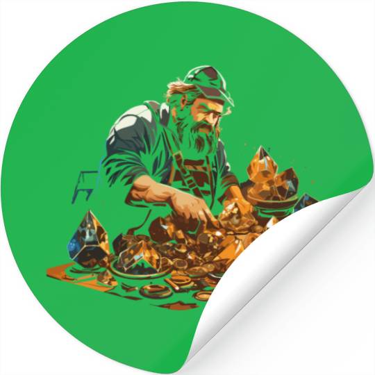 Lapidary Artist Gemstone Stone Collecting Stone Stickers