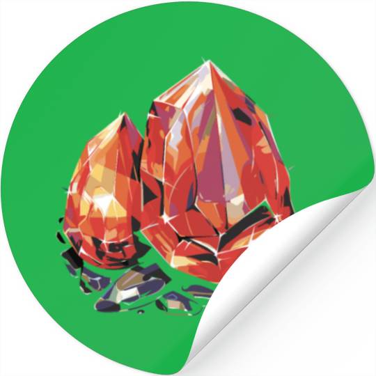 Lapidary Artist Gemstone Stone Collecting Stone Stickers