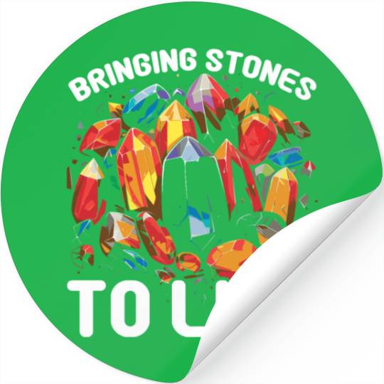 Lapidary Artist Gemstone Stone Collecting Stone Stickers