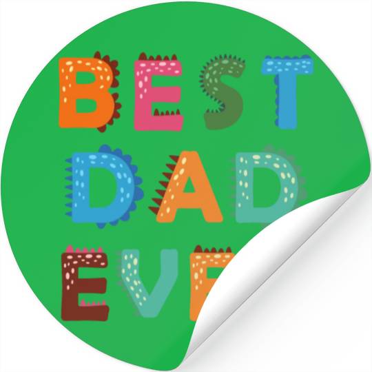 Best Dad Ever Stickers