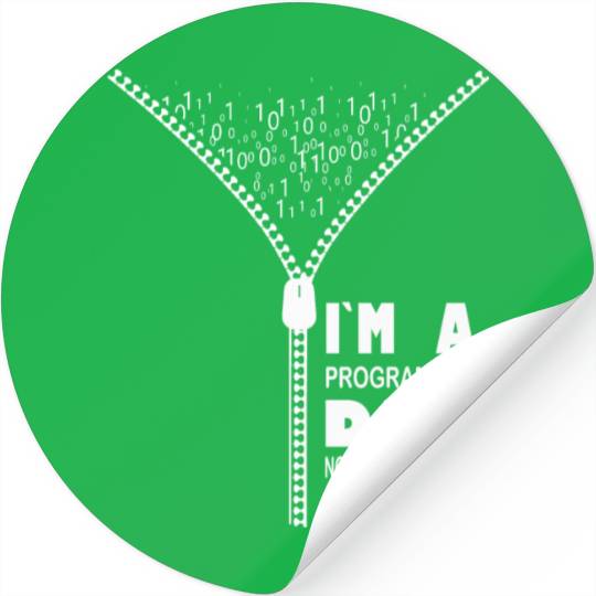 I`m a Programmer Dad Nothing Scares Me Stickers