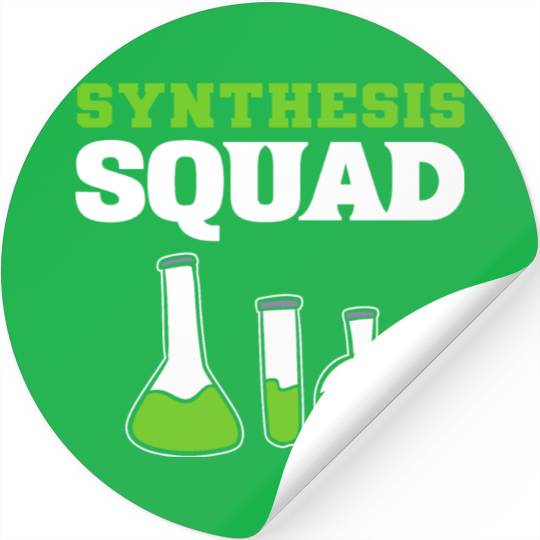 Synthesis Squad Chemist Student Gift Stickers