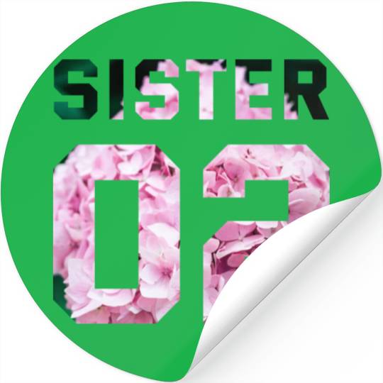 COUPLE FLOWER SISTER 02 Stickers