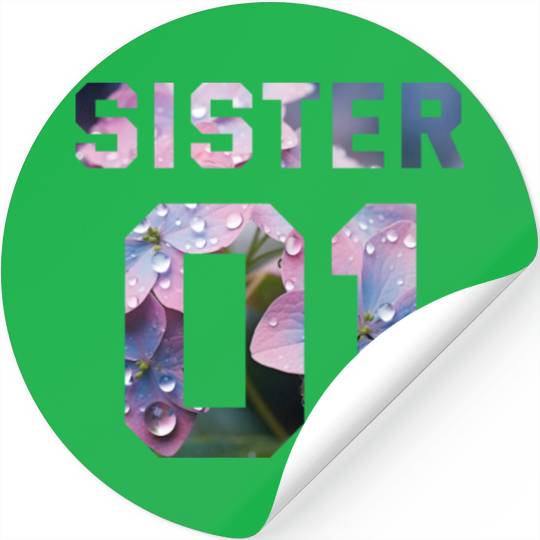 COUPLE FLOWER SISTER 01 Stickers