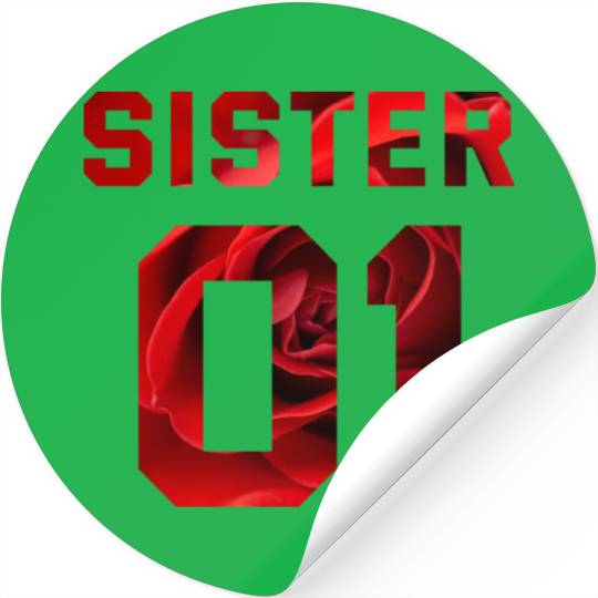 COUPLE FLOWER SISTER 01 Stickers