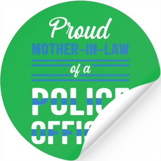 Mothers day police officer law Stickers
