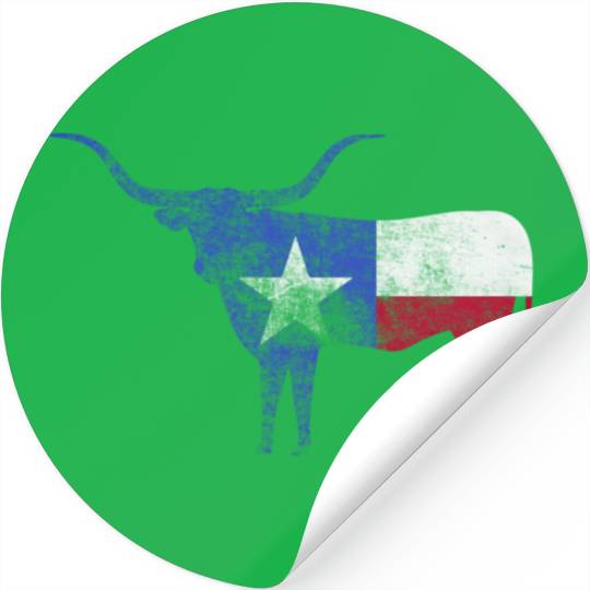 Texas Flag Texas Flag Longhorn Bull Tx Stickers