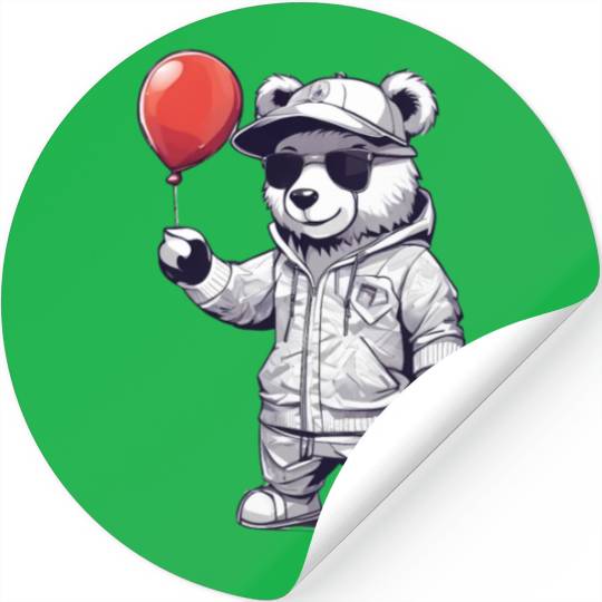 Red Balloon Stickers
