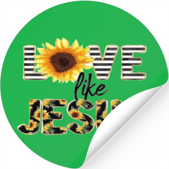 Mother Mary - Praying With Rosary Stickers