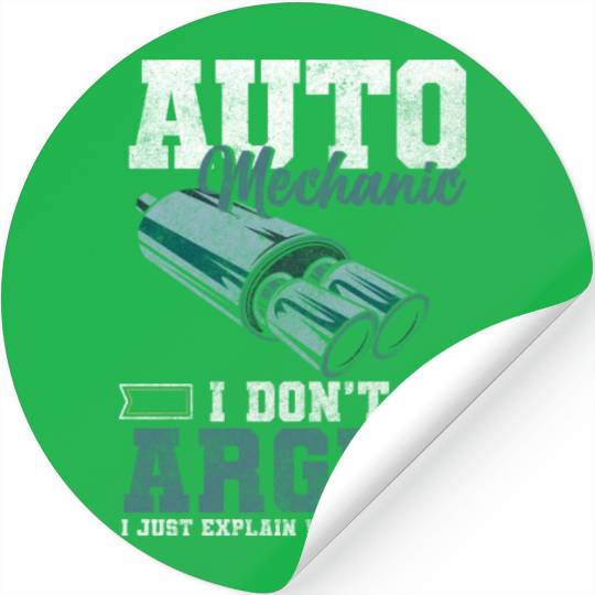 Mechanic Automobile Master Hobbyist Stickers
