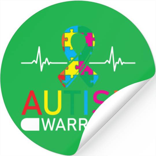 Autism Warrior Autistic Ninja Spectrum Asperger Stickers