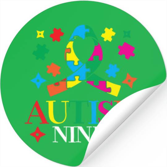 Autism Ninja Asperger Syndrome Spectrum Autistic Stickers