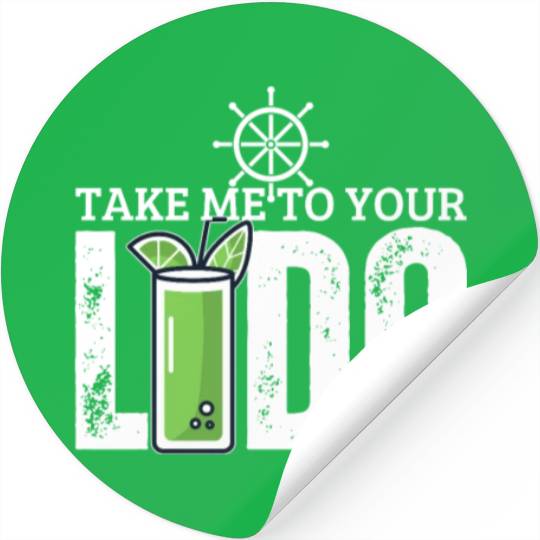 Cruise Ship Take Me To Your Lido Cruise Stickers