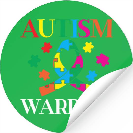 Autism Warrior Autistic Ninja Asperger Syndrome Stickers