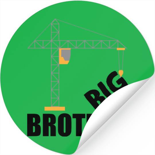 Big Brother Crane, Construction Worker Stickers