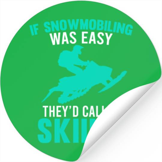 Snowmobile Stickers Winter Sport Snowmobiling