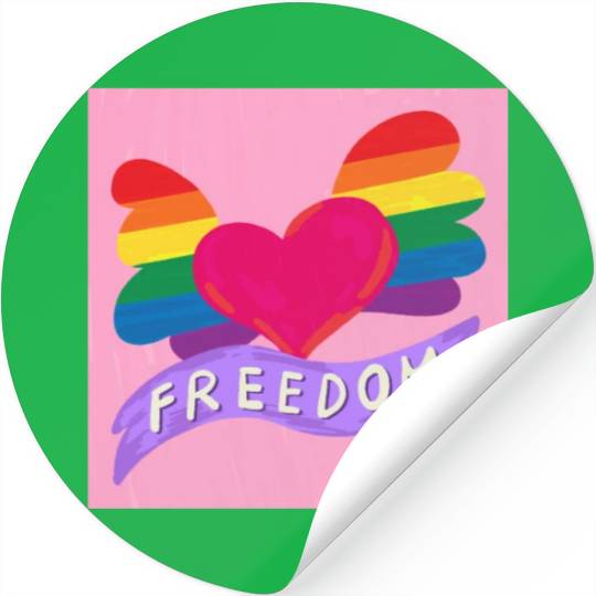 Love Freedom Stickers