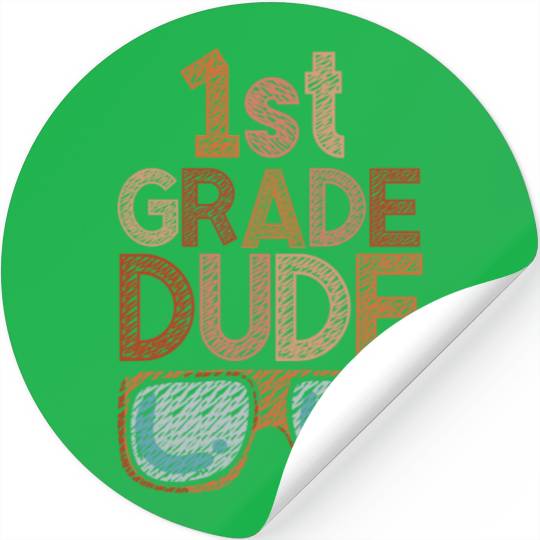 Kindergarten Teacher Funny Student 1st Graduation Stickers